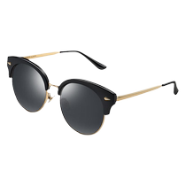 Parsons Polarized Sunglasses Men and Women Fashionable Couple Round Frame Glasses Retro Trendy Sunglasses Driving Mirrors 9883