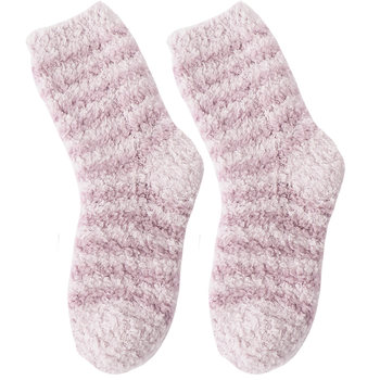 ຖົງຕີນນອນລະດູຫນາວ Coral Velvet Floor Socks Plush Sleeping Socks Women's Warm Plush Plus Velvet Thickened Home Towel Socks