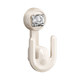 Bathroom suction cup slipper rack