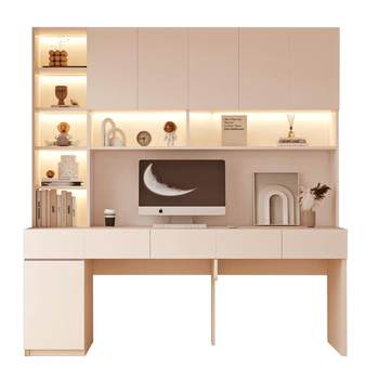 Fan dishi warm color solid wood simple modern computer desk