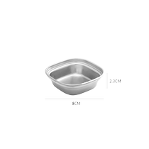 304 stainless steel Korean-style dish gold dipping saucer Hot Pot seasoning Saucer Dish Grilled Cutlery Cutlery Cutlery Cutlery Cutlery