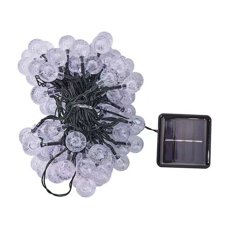 Star lights solar outdoor Christmas and New Year decorative lights