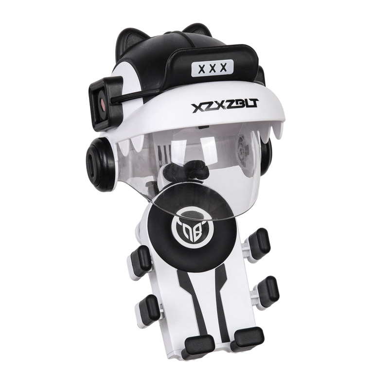 Narbado small helmet airbag shock-absorbing mobile phone holder