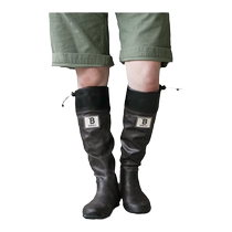 (Direct mail from Japan) Wild Bird Association WBSJ rain boots rubber outdoor camping foldable rain boots mid-tube long tube