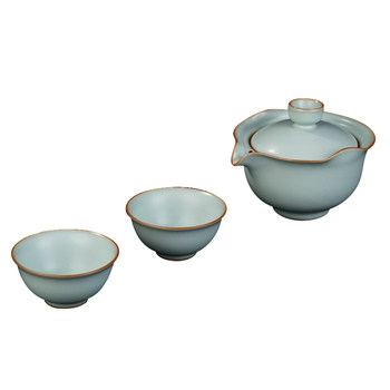 Qingdan ru kiln portable travel tea group jingdezhen ceramics
