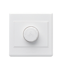 Delixi electric fan speed control switch household 220V concealed 86 panel ceiling fan knob speed regulator stepless speed change