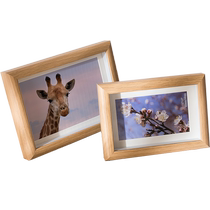 Photo printing and photo frame setting photo washing photo album empty frame hanging on the wall 6-6-78-inch frame diy high-end sense