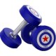 Dumbbell fitness PU American team round head dumbbell
