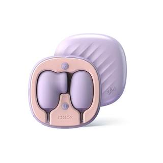 Jissbon small powder cake sucking jumping egg strong shock female toy adult sexy female products masturbation device jumping bomb artifact