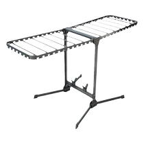 Butterfly Edge Clotheshorse Landing Folding Type Removable Plus Coarse Thickening Outdoor Outdoor Windproof Sundry Hanger Balcony Home