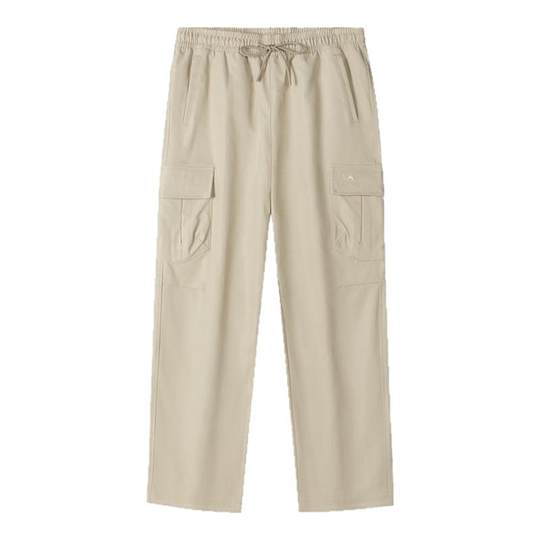 骆驼运动工装裤女冬季加绒直筒伞兵户外防泼水防风徒步登山裤男