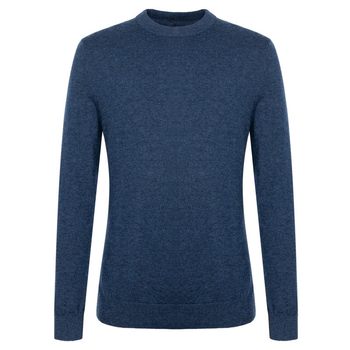 Boni business round neck pure pullover wool shirt Boni business round neck pure pullover wool shirt