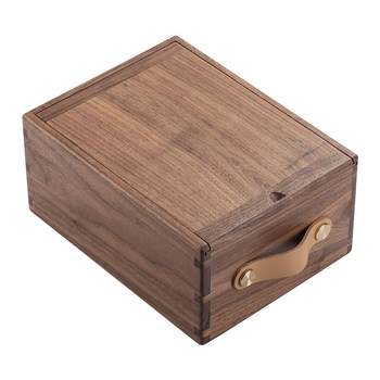 Xiqi black walnut solid wood storage box