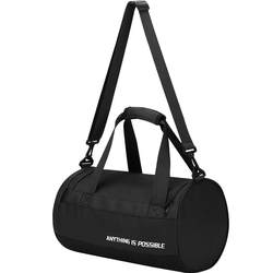 Li Ning bucket bag sport bag men Fitness crossbody bag portable large capacity black women's training bag ແຍກແຫ້ງແລະປຽກ