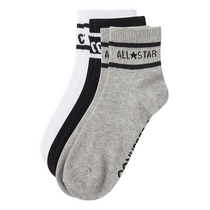 Converse autumn mens and womens socks simple sports socks short socks three pairs 10028070-A01