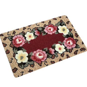 New casually cut bathroom floor mats