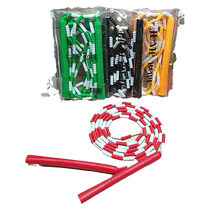 Bamboo pattern skipping rope for adults and children fitness sports primary and secondary school students exam special performance hard bead knot rope
