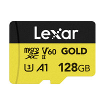 Lexar V60 high speed UHS-II memory card 128G mobile phone SD card GOLD recorder memory card TF card 4K