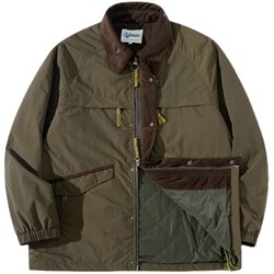 NOTHOMME three-proof Teflon mountain series lightweight outdoor retro corduroy lapel hunting jacket cotton coat for men