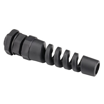 Plastic anti-bending cable fixing head nylon cable