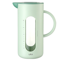 UKA Cold Kettle home Large-capacité glass resistant to high temperature cool Kettle Foam Teapot Dust-Fired Kettle Suit Fridge