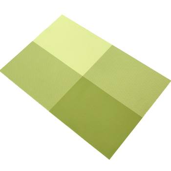 Free shipping place mat heat insulation mat dining table mat pvc bowl odorless