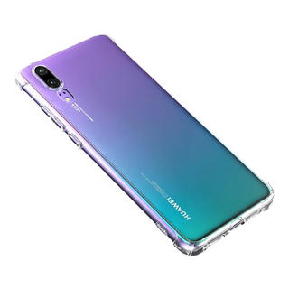Suitable for huawei p20 mobile phone case transparent pro anti-fall