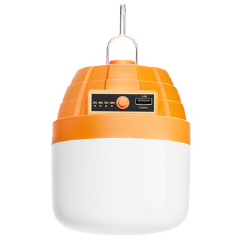 Led rechargeable outdoor night market ultra-bright stall lamp home camping lighting power outage emergency ultra-long battery life bulb