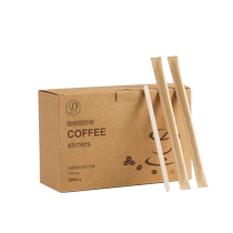 Независимый нагруженный деревянный кофейный шероховато-одноразовый молочный чай с длинной ручкой из дерева шевельшея