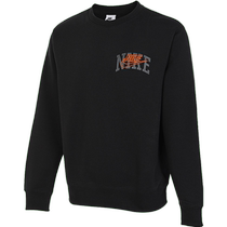 Nike mens velvet sweatshirt spring round neck velvet warm sports and leisure pullover FV4446-010