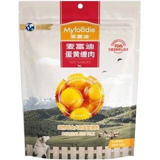 麦富迪狗零食鸡肉绕蛋黄鸡肉干宠物中小型犬泰迪金毛比熊训练奖励