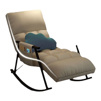 Wood leader rocking chair lounge chair balcony home leisure rocking chair adult bedroom lazy sofa living room nap chair