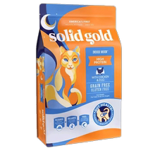 (Self-operated) Validity period 24 12 Solid Gold cat food imported chicken flavor 12 pounds gold cat food