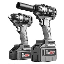 High-Quality Brushless Electric Wrench, High-Torque Lithium Battery Impact Wrench, Socket Set, Auto Repair Tool, Rechargeable Impact Wrench, Genuine Product