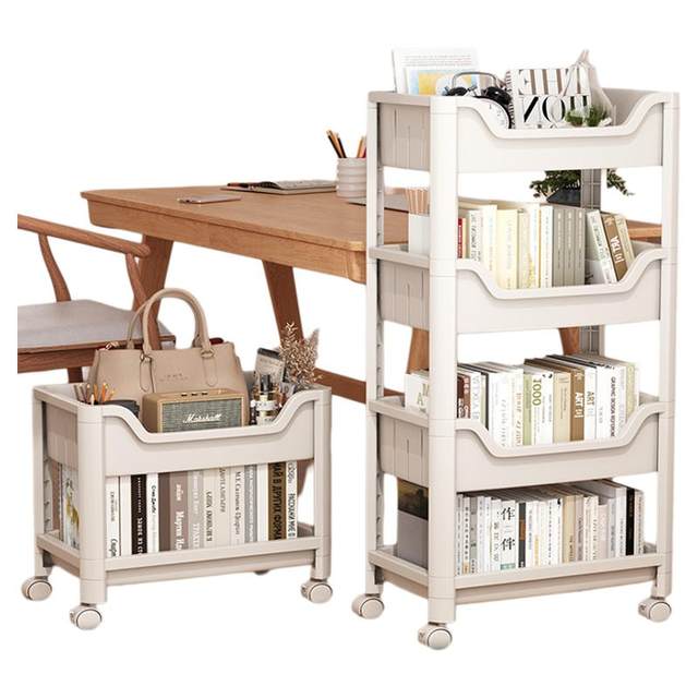 Bookshelf shelf floor-standing household simple multi-layer storage