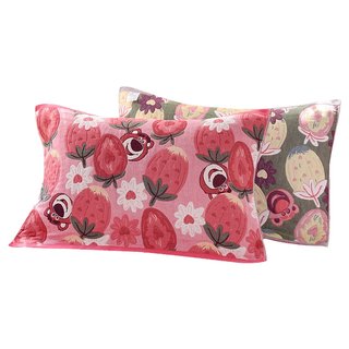 八层纯棉纱布枕巾一对装春秋新款绑带枕头巾家用加厚单人防滑盖巾