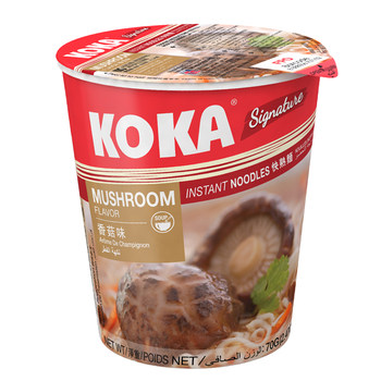 Koka chicken soup seafood flavor cup imported from singapore