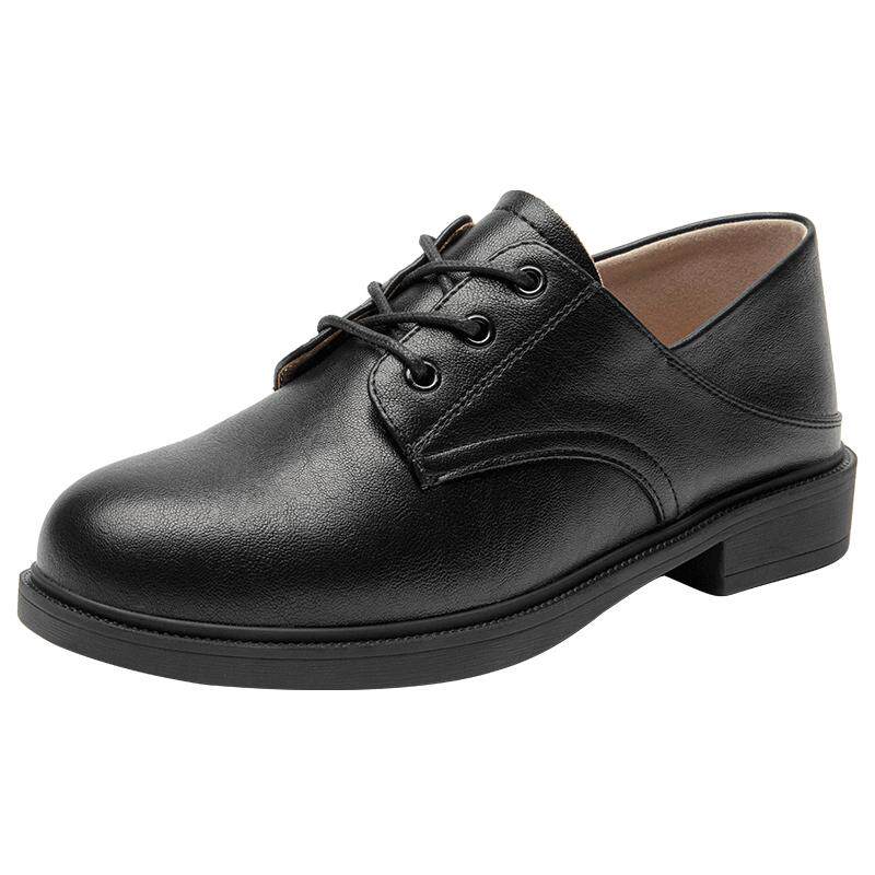 Dadong deep-mouth single shoes are fashionable and comfortable with lace-up