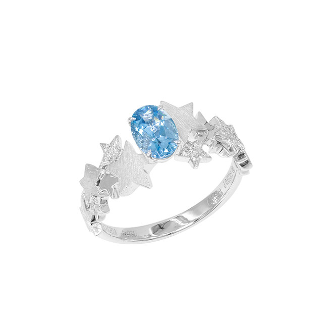 Fashionable and versatile! Popular design aquamarine jewelry!