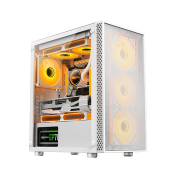 The desktop computer case supports all atx motherboards