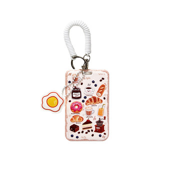 Coffee dessert card case hiyoung original cute portable bus and subway access license storage case