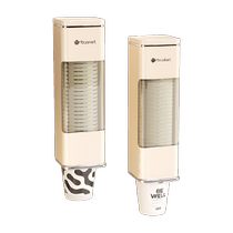 Euloitte disposable cup-taking-out cup-free hanging wall-type drinking water dispenser paper cup holder dust-proof containing frame