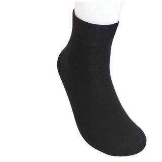 30双男士薄款短丝袜对对袜防勾丝男短筒袜黑色白色袜子中筒超薄