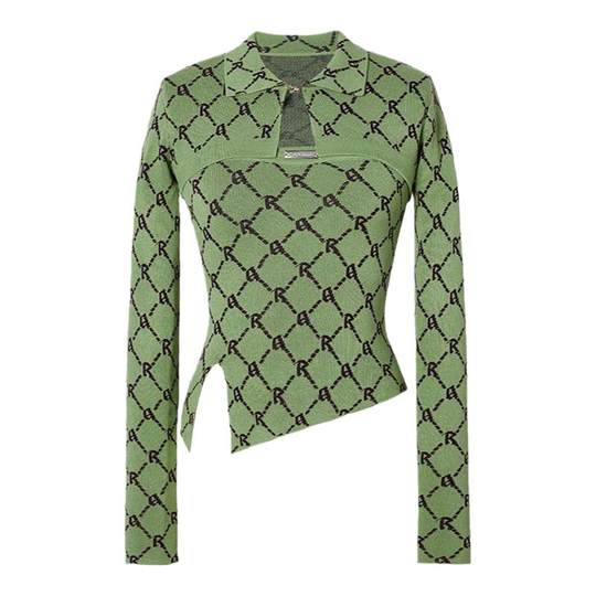 LACRAWFISH all-over printed camisole vest suit