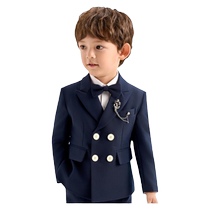 Romon boy suit suit Childrens suit Male baby boys birthday gown in gown with a small suit for a childs wedding