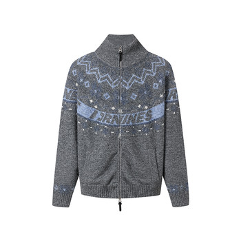 Fornines contains sheep wool fair isle sweaters for men and women, autumn and winter sweaters, couple zipper stand collar cardigan jackets Fornines contains sheep wool fair isle sweaters for men and women, autumn and winter sweaters, couple zipper stand collar cardigan jackets