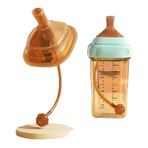 Suitable for hegen bottle accessories gravity ball direct drinking straw heheo duck mouth pacifier handle learning drinking