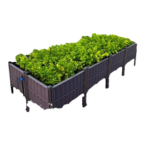Planting box special box for growing vegetables rooftop vegetable pot family balcony extra large plastic flower pot rectangular flower box