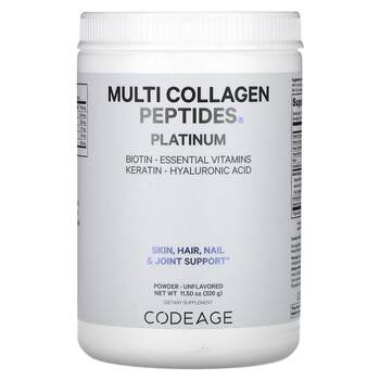 Codeage ນໍາເຂົ້າ platinum multi-collagen peptide powder bio-complex ວິຕາມິນ collagen ເສີມ