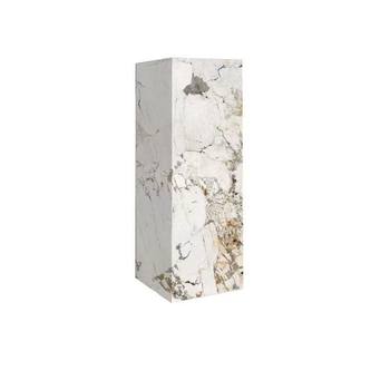 Marble slate flower stand living room entrance floor-standing decoration hotel courtyard light luxury high-end column sculpture base